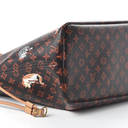 Louis Vuitton Catogram Neverfull MM Marron 7 of 11