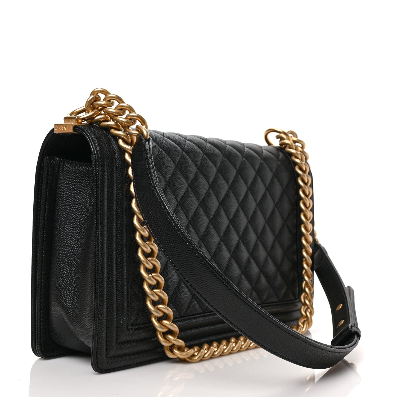Chanel Caviar Quilted New Medium Boy Flap Black 3 of 8