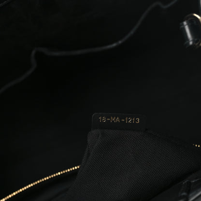 Christian Dior Calfskin Macro Cannage Medium Book Tote Black 6 of 10