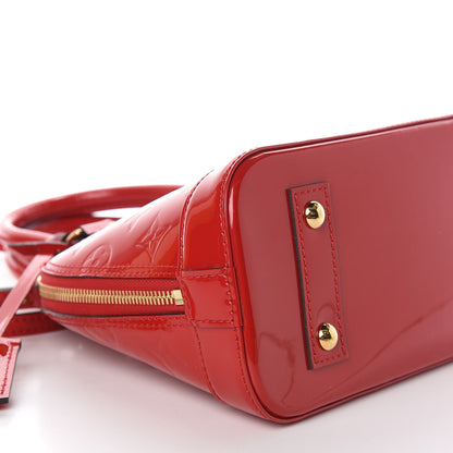 Louis Vuitton Vernis Alma BB Cherry 7 of 11