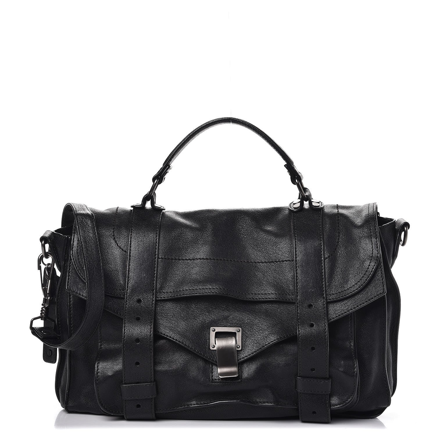 Proenza Schouler Lambskin Medium PS1 Satchel Black 1 of 8