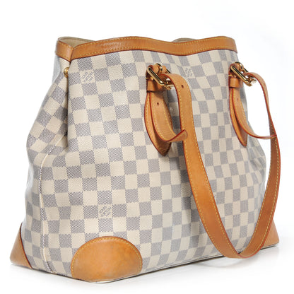 Louis Vuitton Damier Azur Hampstead MM 3 of 9