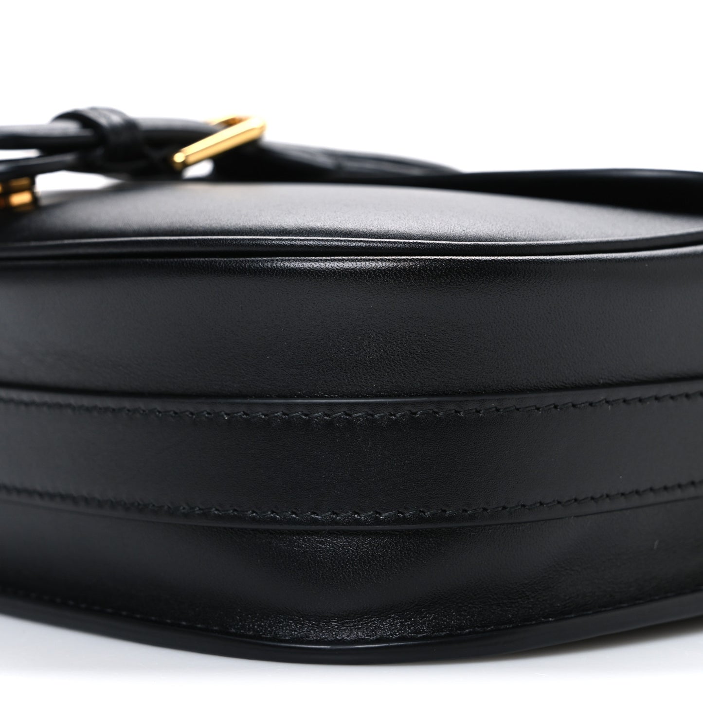 Box Calfskin Medium Bobby Flap Black