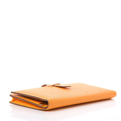 Hermes Epsom Bearn Gusset Wallet Jaune D'Or 4 of 10