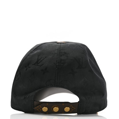 Louis Vuitton Polyester Silk Monogram LV Get Ready Cap M Black 6 of 10