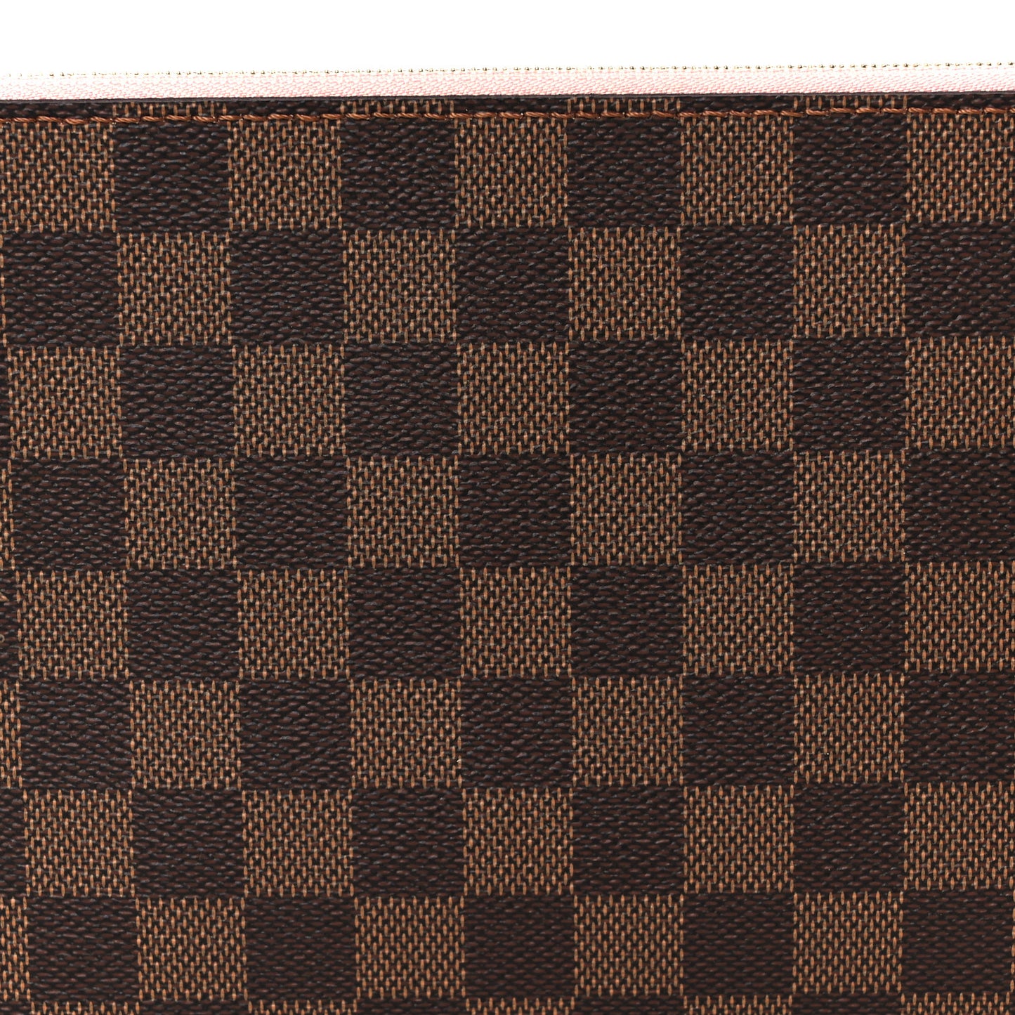 Damier Ebene Neverfull MM GM Pochette Rose Ballerine