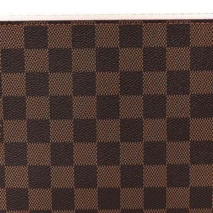 Louis Vuitton Damier Ebene Neverfull MM GM Pochette Rose Ballerine 7 of 7
