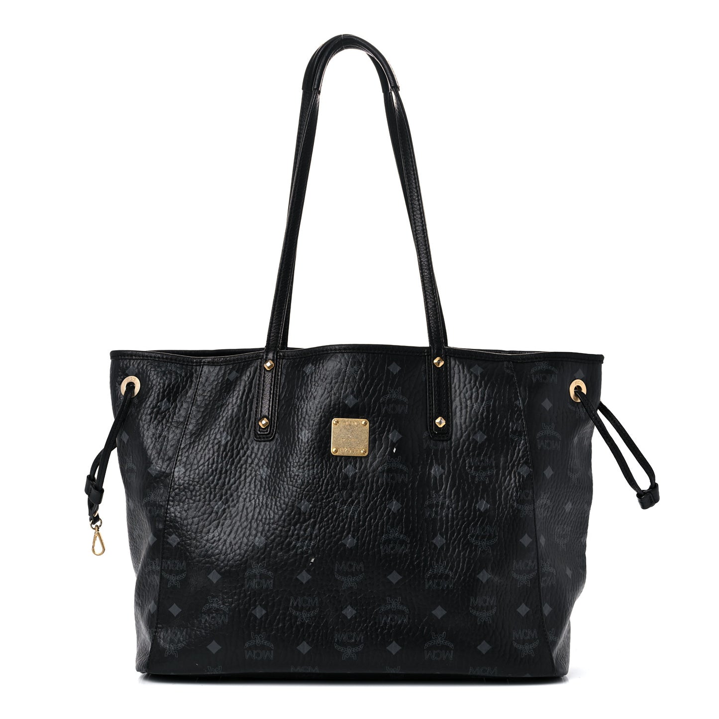 Visetos Medium Project Reversible Shopper Tote Black