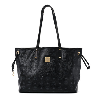 MCM Visetos Medium Project Reversible Shopper Tote Black 1 of 22