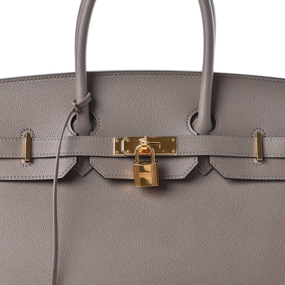 Hermes Epsom Birkin 35 Gris Asphalte 32 of 38