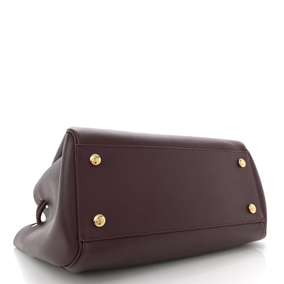 Loewe Supple Calfskin Large Madrid Bag Dark Burgundy 4 of 9