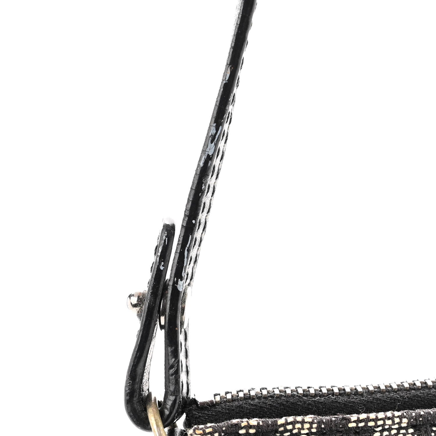 Christian Dior Monogram Mini Saddle Pochette Navy 12 of 12