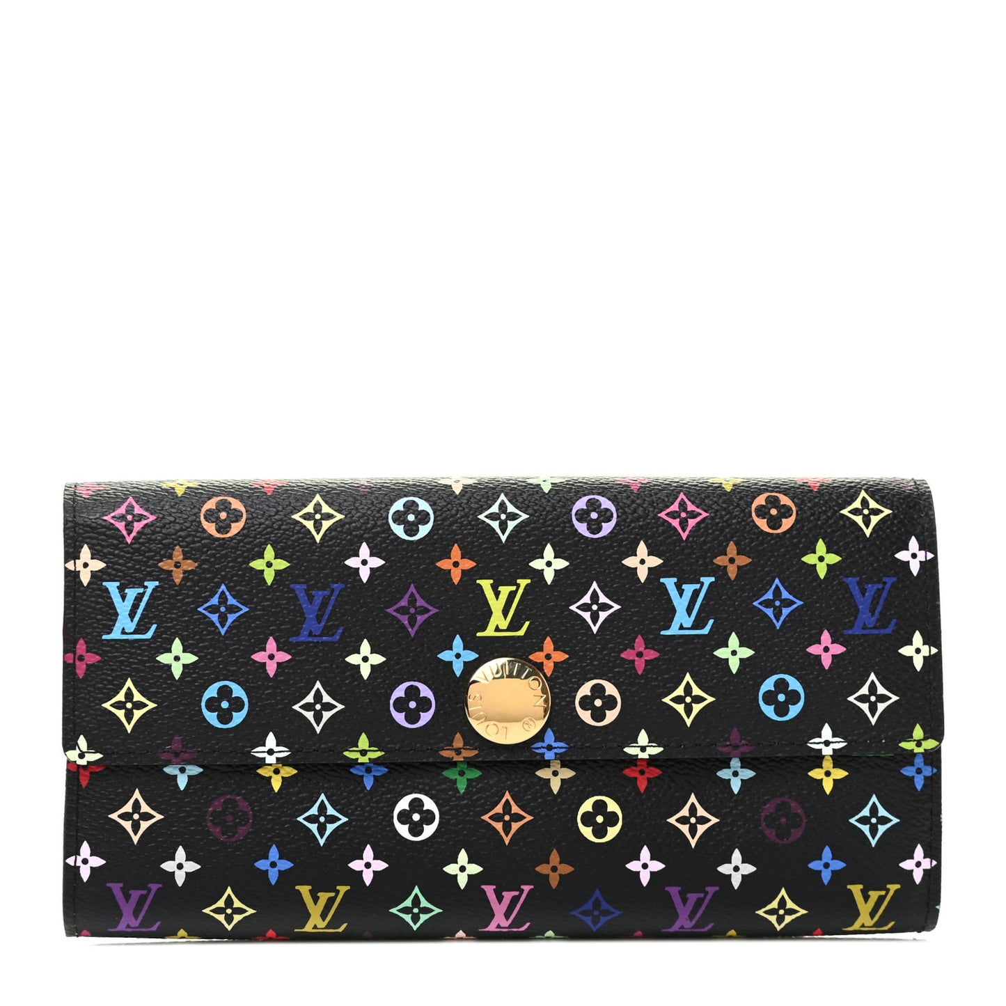 Monogram Multicolor Sarah Wallet Black Grenade