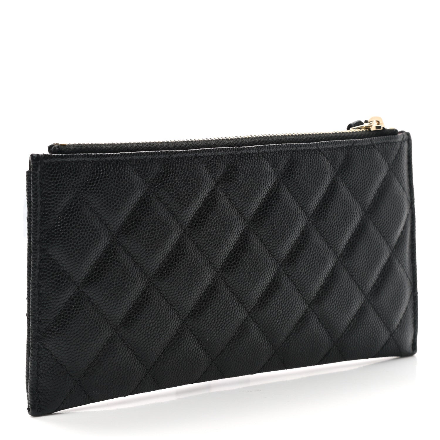 Chanel Caviar Quilted Classic Zip Pouch Black 3 of 8