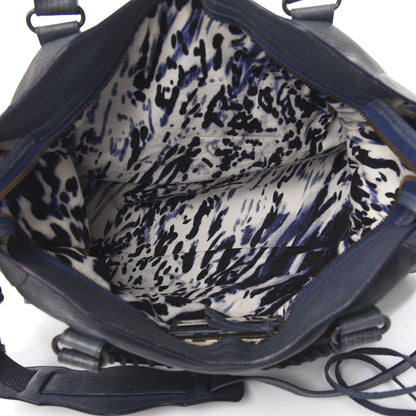 Balenciaga Agneau Classic Hardware Lizard Embossed City Dark Night 4 of 9