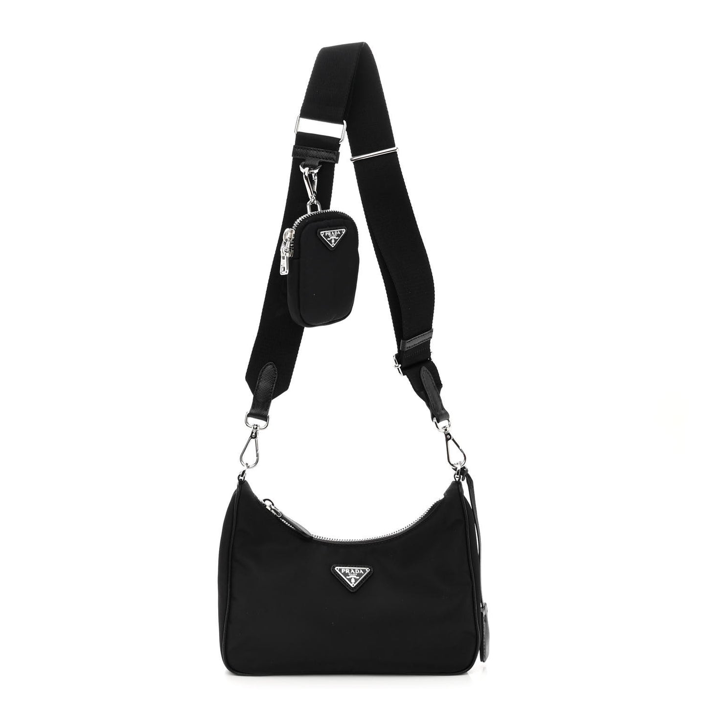 Nylon Re-Edition 2005 Shoulder Bag Black