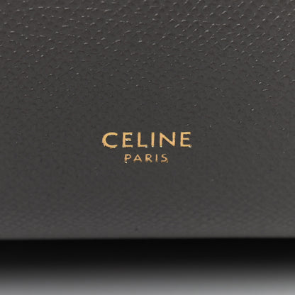 Celine Grained Calfskin Mini Belt Bag Grey 7 of 8