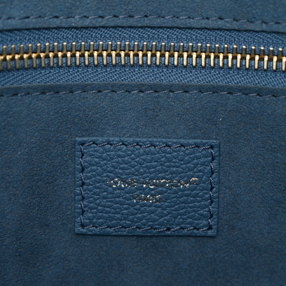 Louis Vuitton Empreinte Monogram Giant Neverfull MM Blue Jean 6 of 9