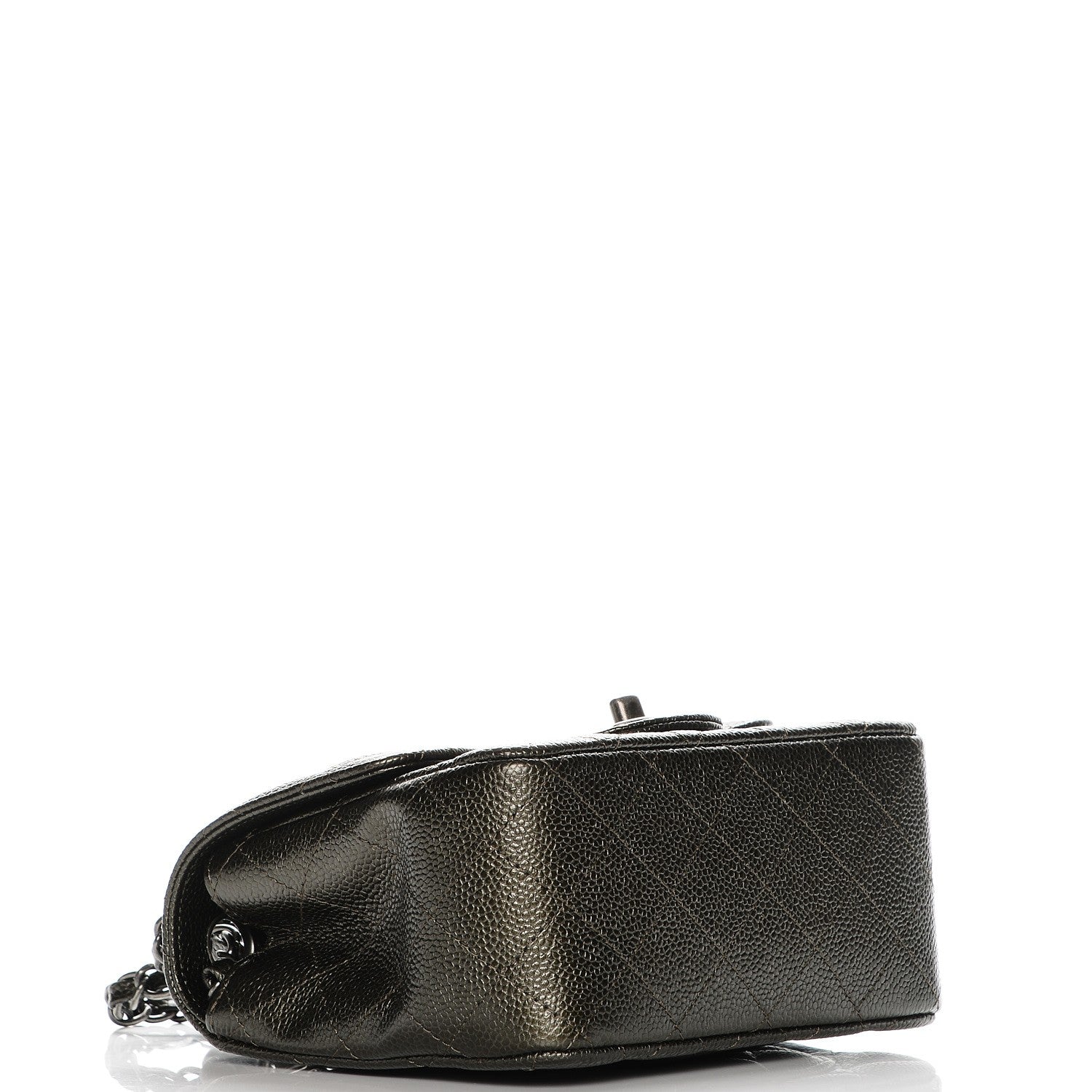 Chanel Caviar Quilted Mini Square Flap Dark Charcoal 4 of 8