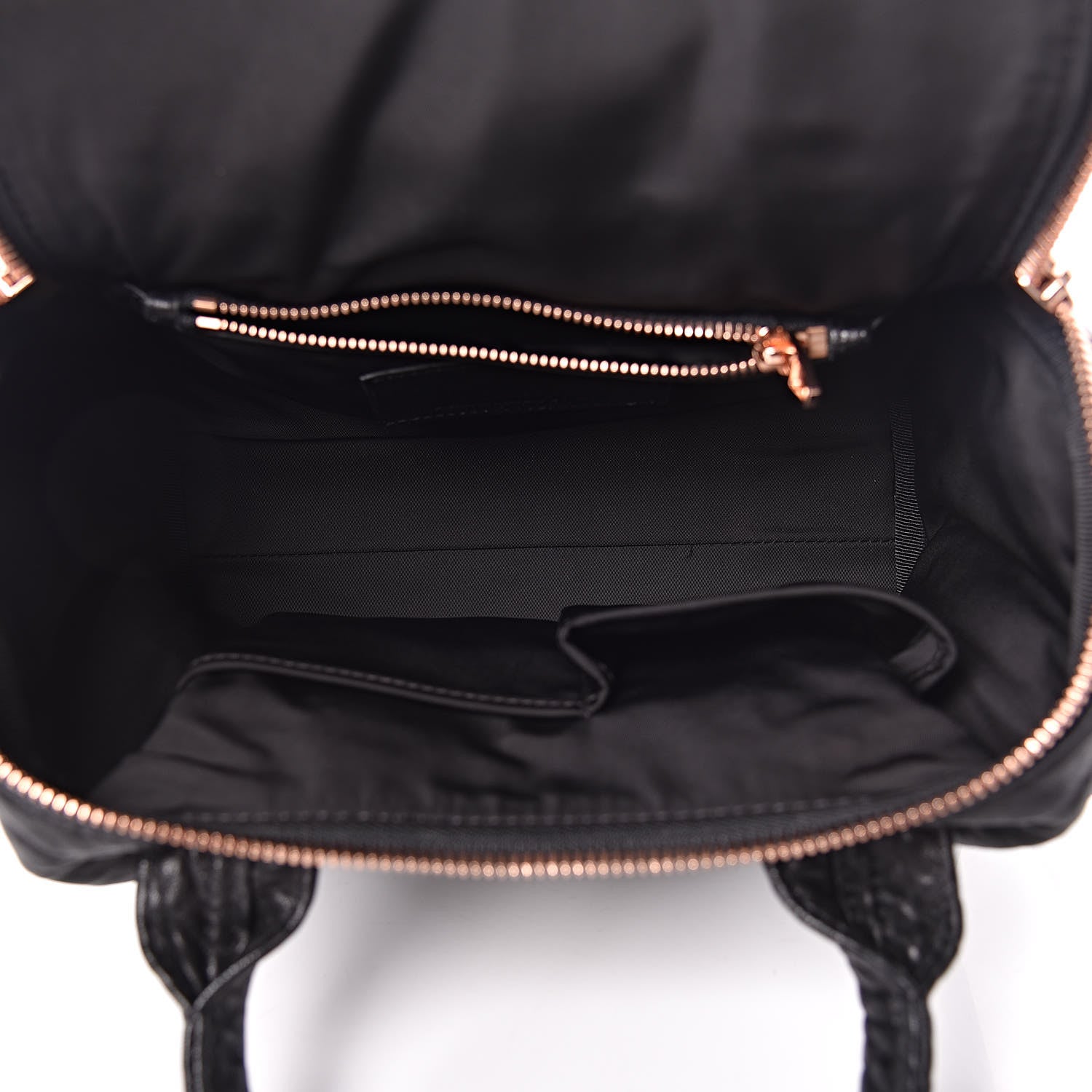 Alexander Wang Pebbled Lambskin Rockie Black Rose Gold Hardware 6 of 10