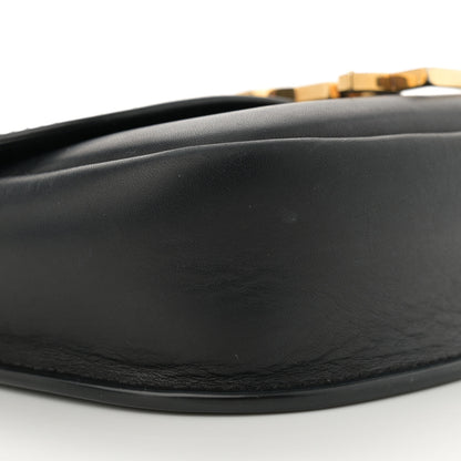 Saint Laurent Smooth Calfskin Classic Monogram Small Kaia Satchel Black 9 of 10
