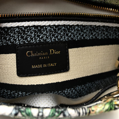 Christian Dior Canvas Embroidered Etoile de Voyage Medium Lady D-Lite Multicolor 6 of 9