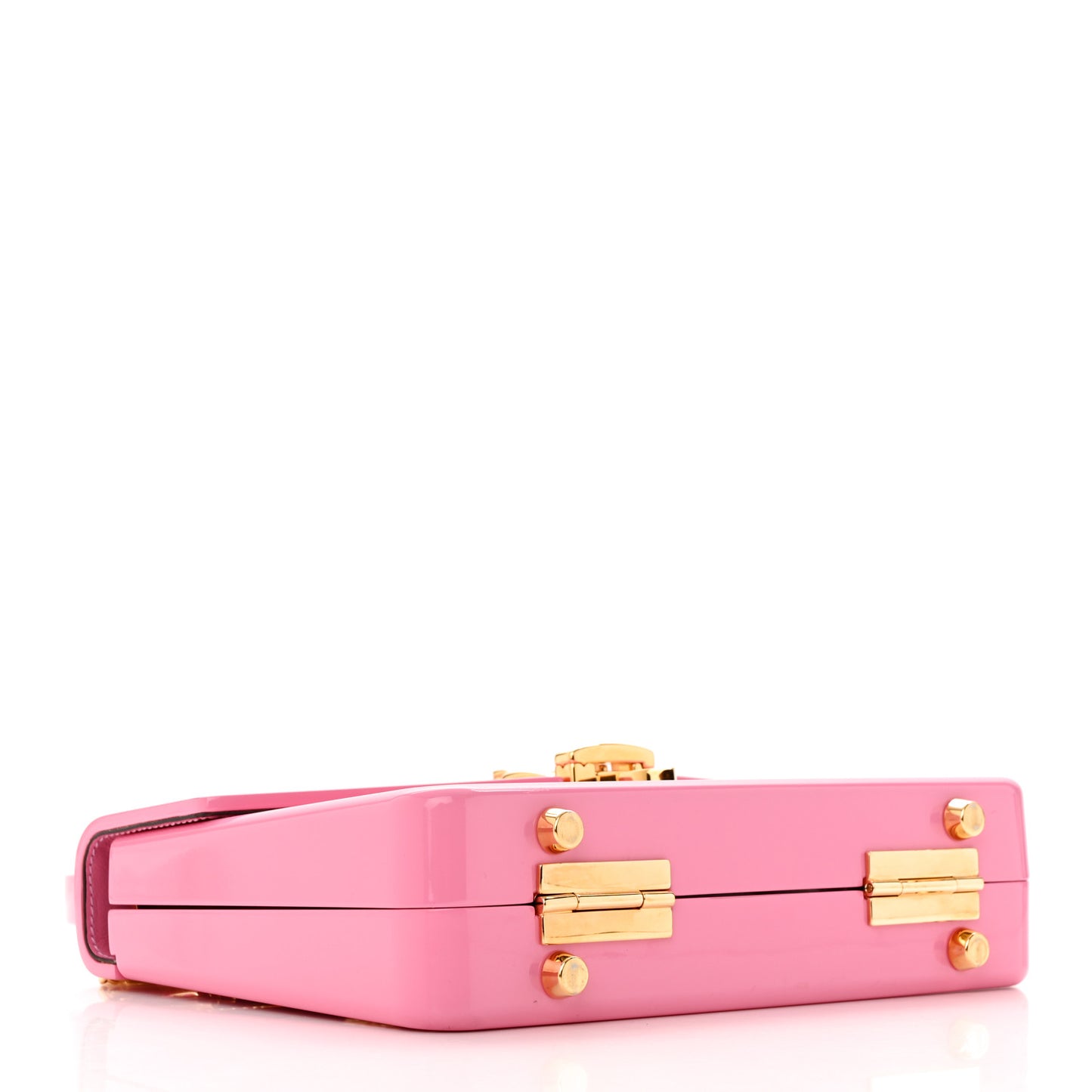 Plexiglass Mini Sylvie 1969 Top Handle Bag Pink