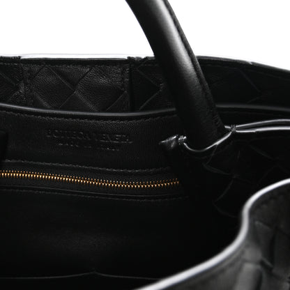 Bottega Veneta Nappa Intrecciato Medium Andiamo Shoulder Bag Black 6 of 9