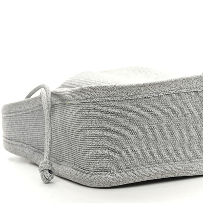 Alexander Wang Metallic Ribbed Knit Small Ryan Bag Silver 8 of 10
