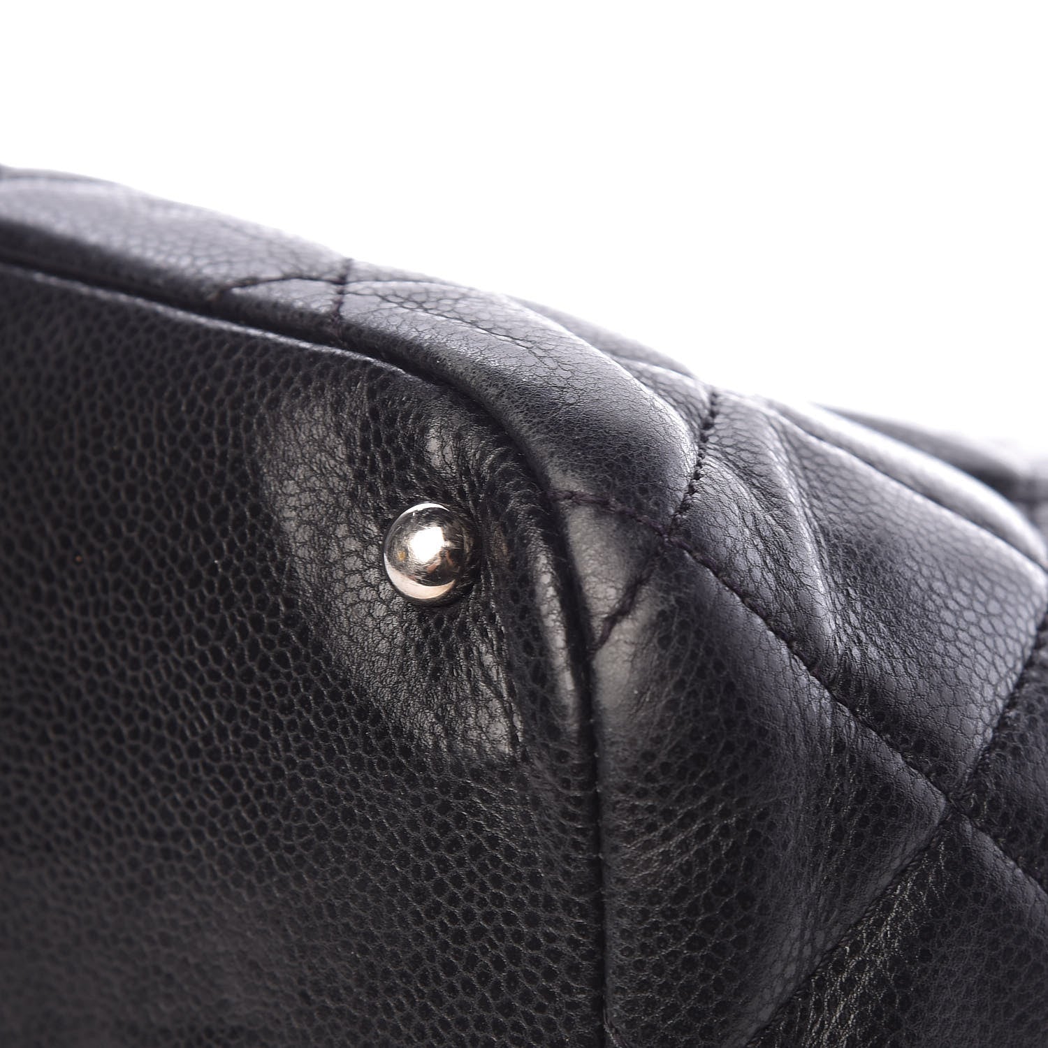 Chanel Caviar Quilted CC Timeless Soft Tote Black 12 of 19