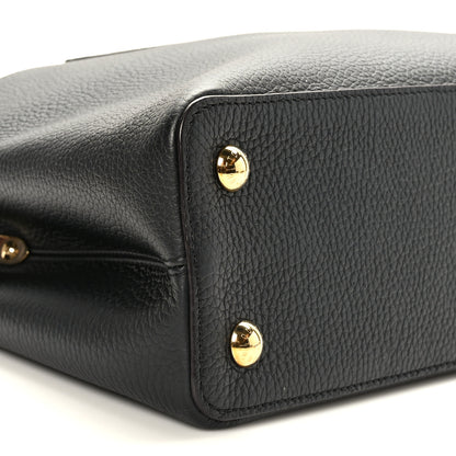 Louis Vuitton Taurillon Capucines PM Black 8 of 10