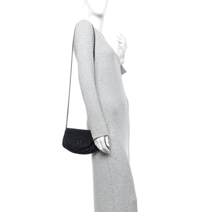 Chanel Caviar Half Moon Wallet On Chain WOC Black 2 of 12