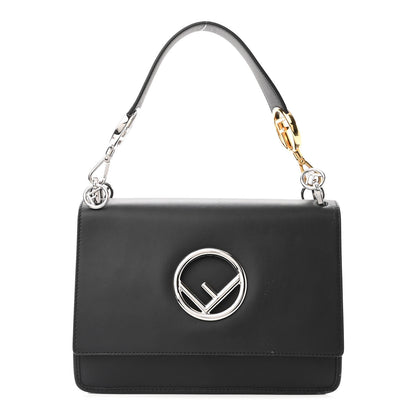 Fendi Vitello Century Opaco F is Fendi Kan I Shoulder Bag Black 1 of 12