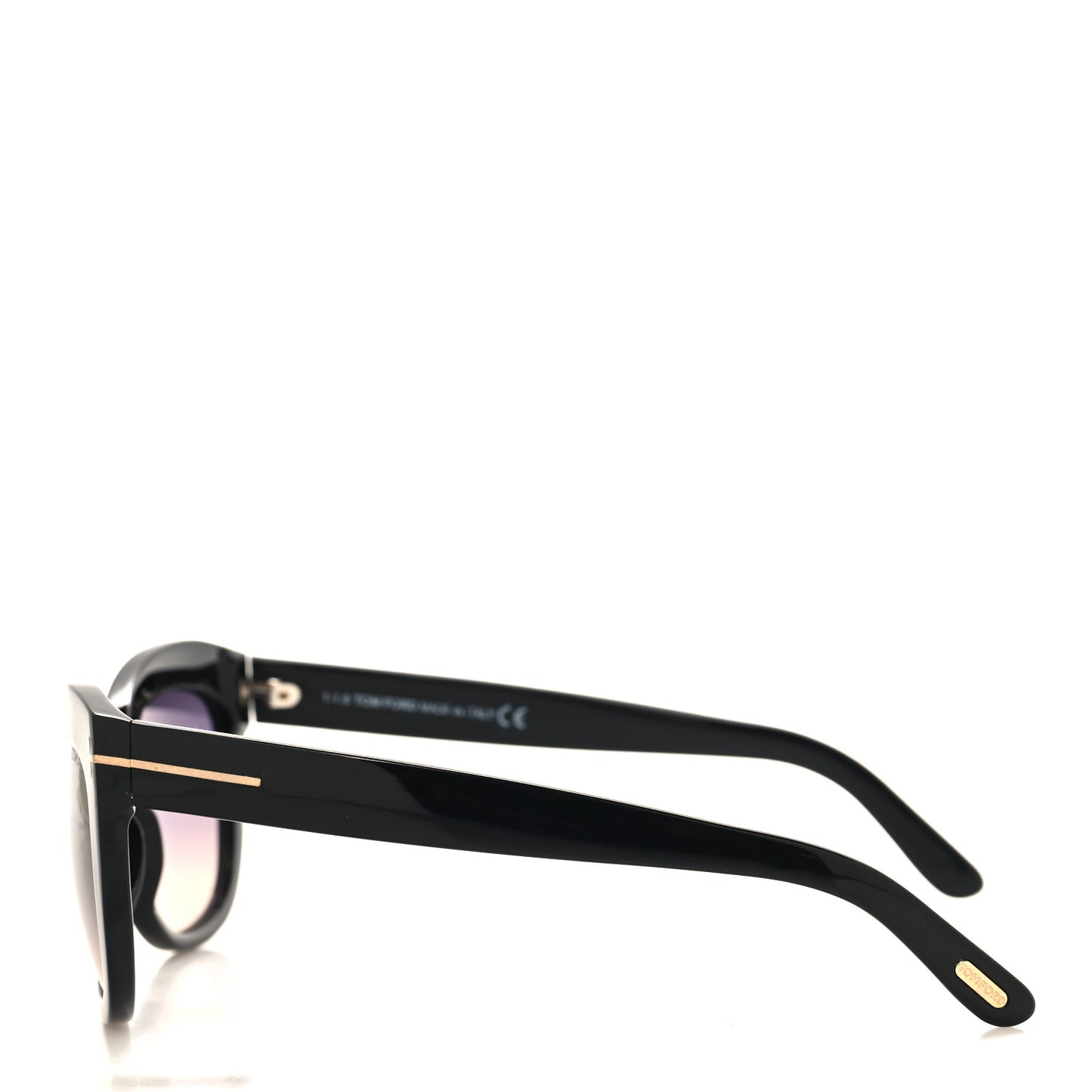 Acetate Alistair Cat Eye Sunglasses TF524 Black