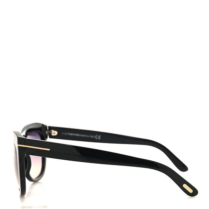 Tom Ford Acetate Alistair Cat Eye Sunglasses TF524 Black 3 of 7