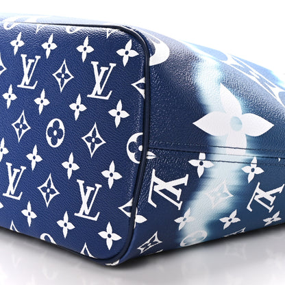 Louis Vuitton Monogram Escale Neverfull MM Blue 11 of 11