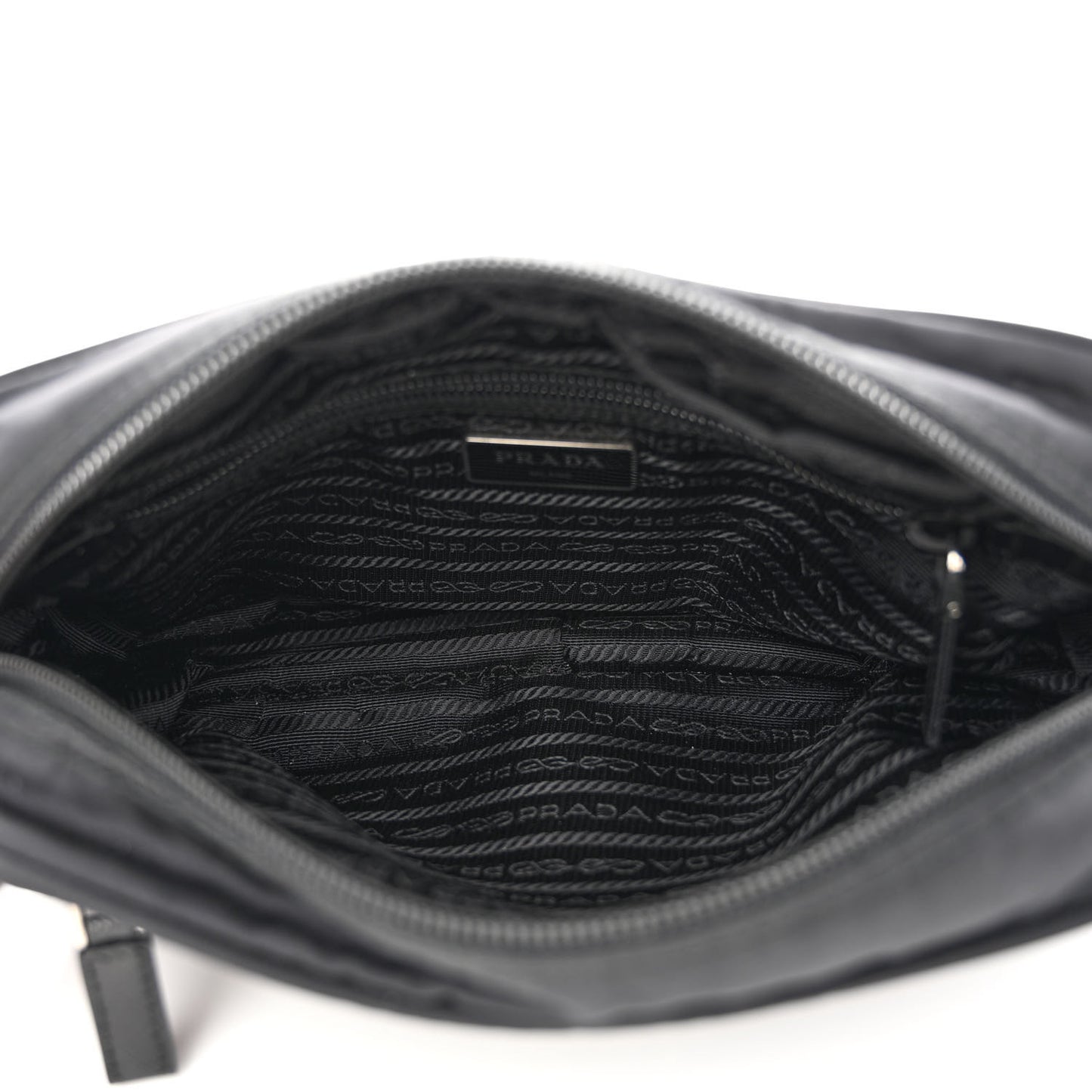 Nylon Tessuto Vela Crossbody Bag Black