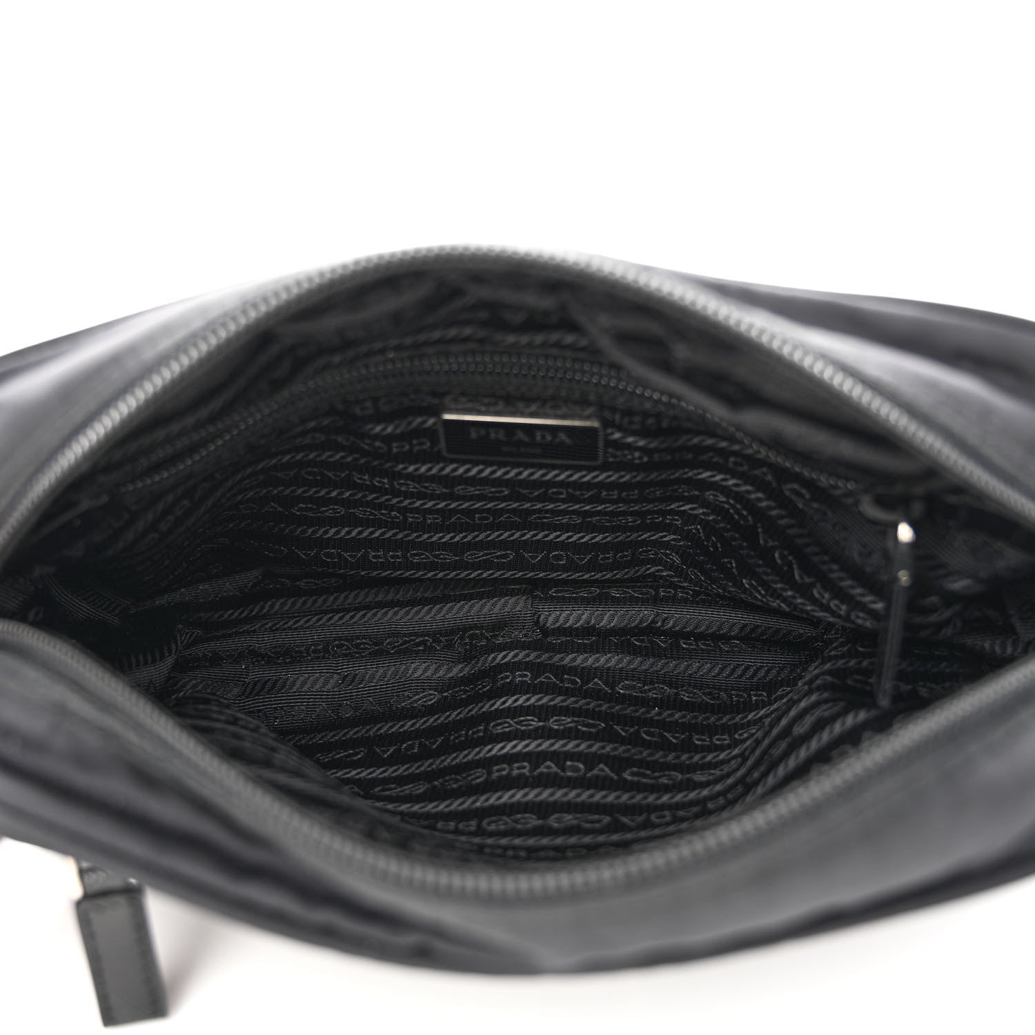 Prada Nylon Tessuto Vela Crossbody Bag Black 4 of 11