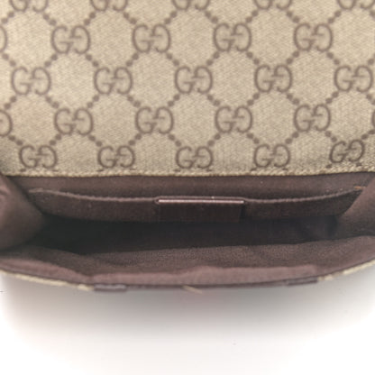Gucci GG Monogram Plus Web Belt Bag Dark Brown 5 of 12