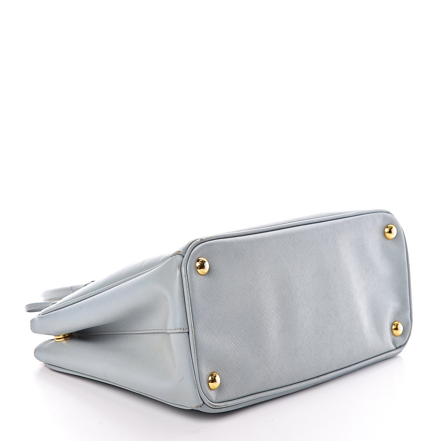 Prada Saffiano Small Galleria Double Zip Tote Lago 4 of 16