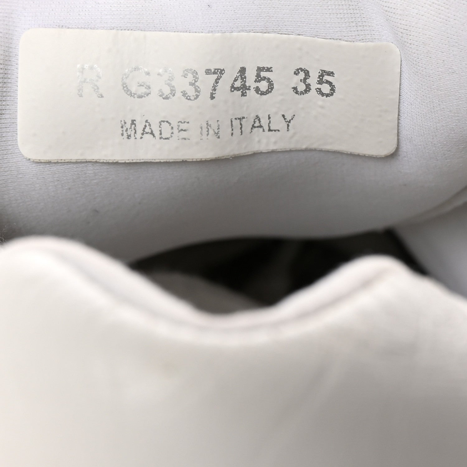 Chanel Suede Calfskin Fabric CC Sneakers 35 White 8 of 8