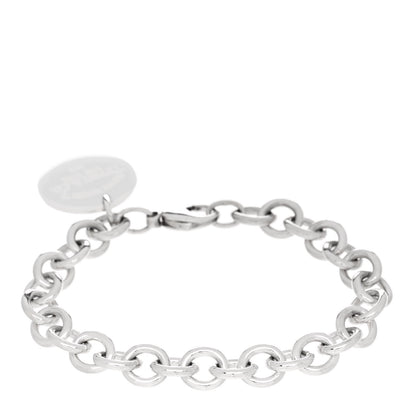 Tiffany Sterling Silver Return to Tiffany Round Tag Charm Bracelet 2 of 3