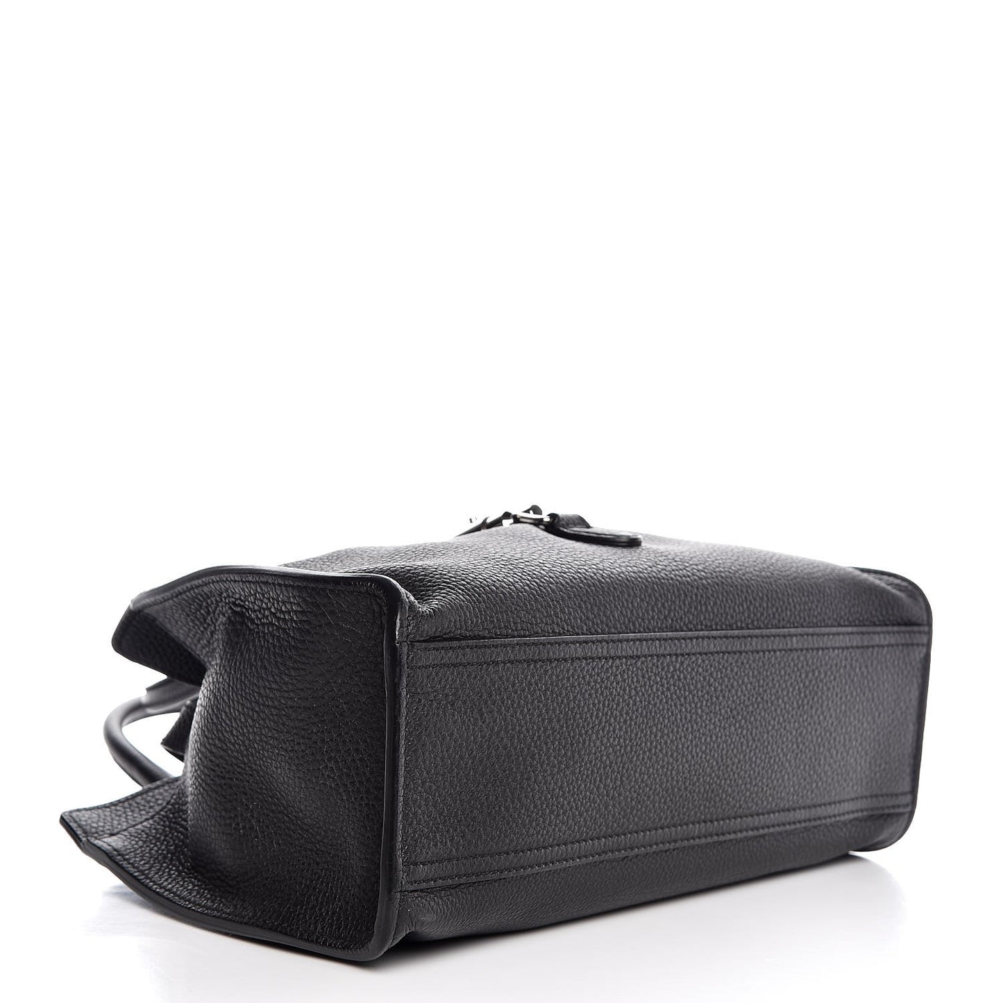 Soft Calfskin Small Jackie Top Handle Bag Black