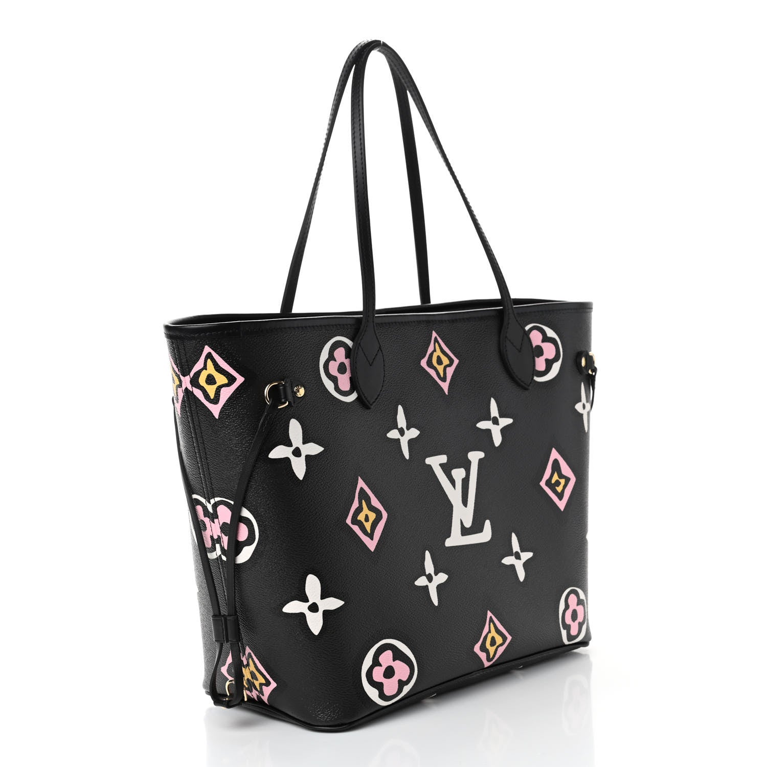 Louis Vuitton Monogram Giant Wild At Heart Neverfull MM Black 2 of 4