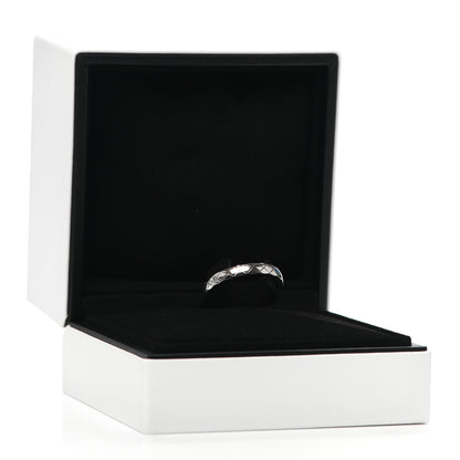 Chanel 18K White Gold Mini Coco Crush Ring 59 8.75 5 of 5