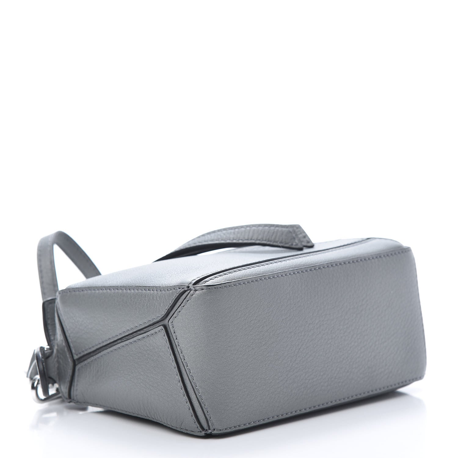 Loewe Calfskin Mini Puzzle Bag Gunmetal 4 of 10
