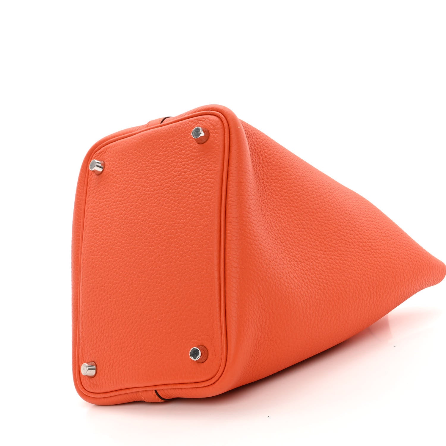 Hermes Taurillon Clemence Picotin Lock 18 PM Orange 10 of 11