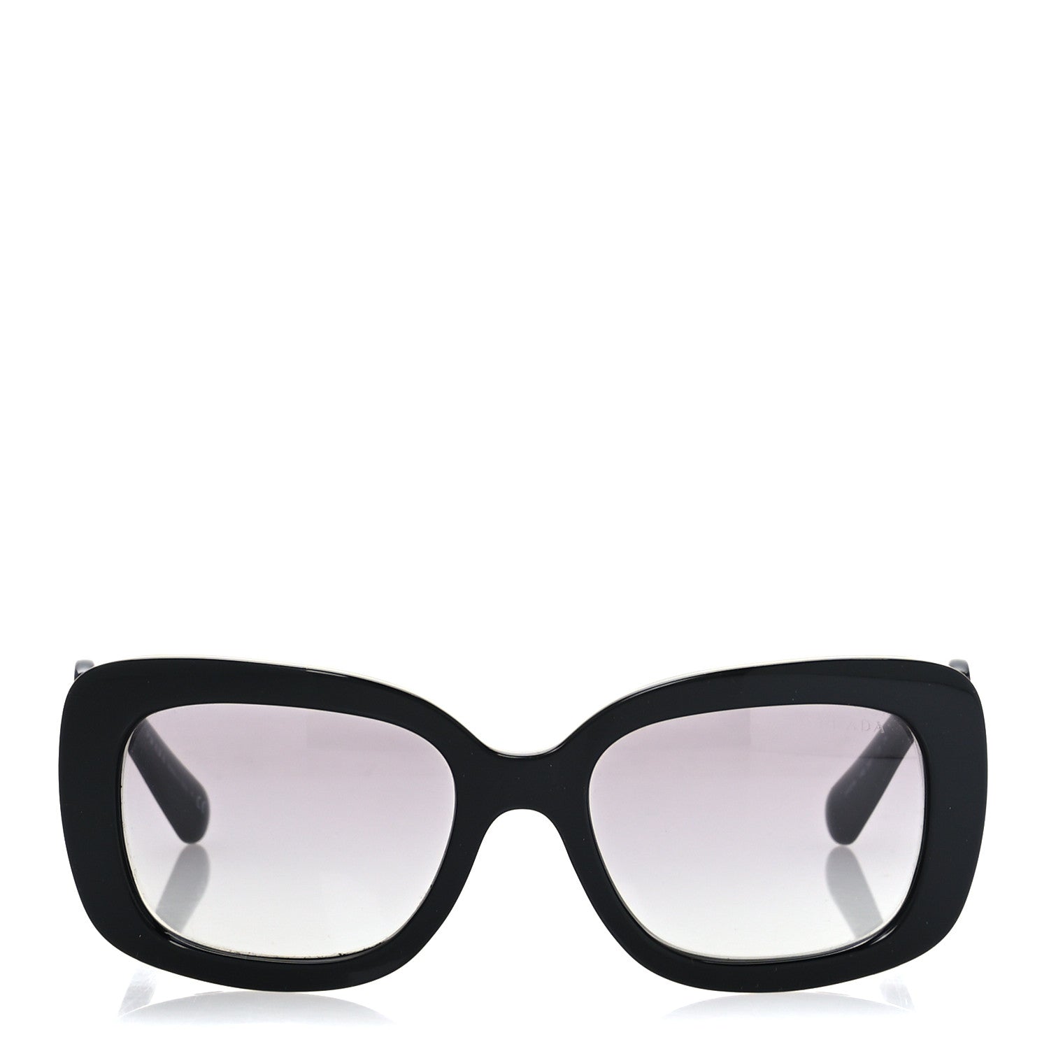 Prada Acetate Baroque Sunglasses SPR 27O Black 2 of 10
