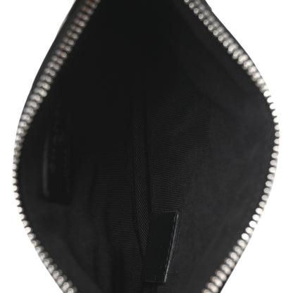Chanel Lambskin Chevron Quilted Studded Small Cosmetic Case Black 5 of 8