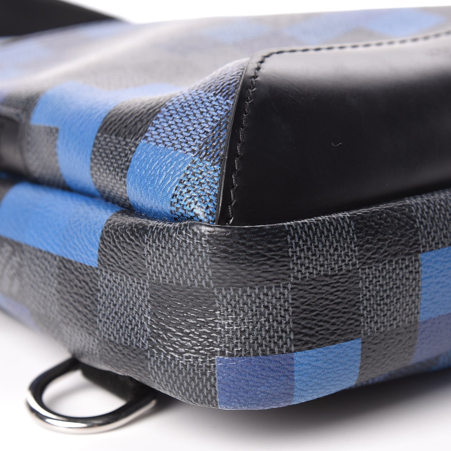 Damier Graphite Pixel Avenue Sling Backpack Blue